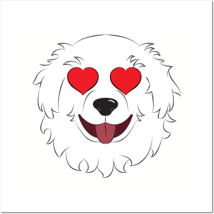 Great Pyrenees Love Posters and Art